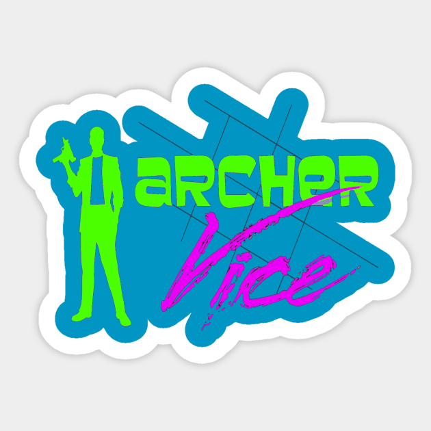 Archer Vice Sticker by Gsweathers